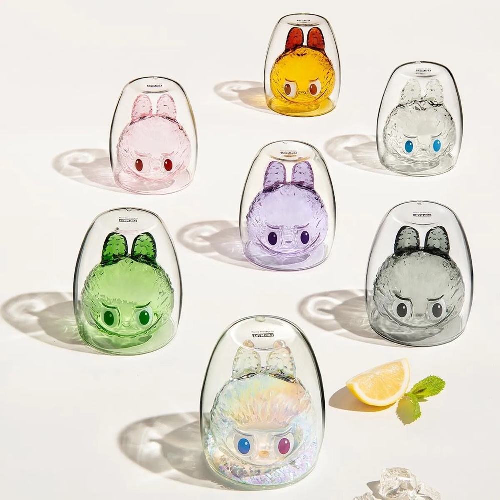 LABUBU THE MONSTERS-CHEERS ! SERIES-Double-walled Glass